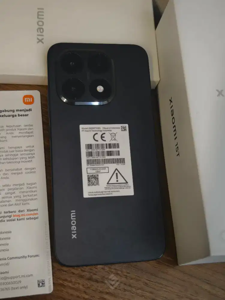 Xiaomi 15t 5g 12/512 second ori resmi Nov 2026