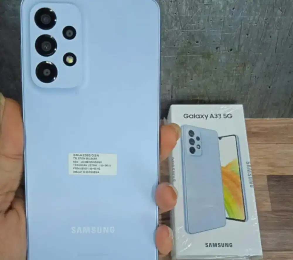 Murah hp samsung A33 5G 8/128 lkp, bs TT
