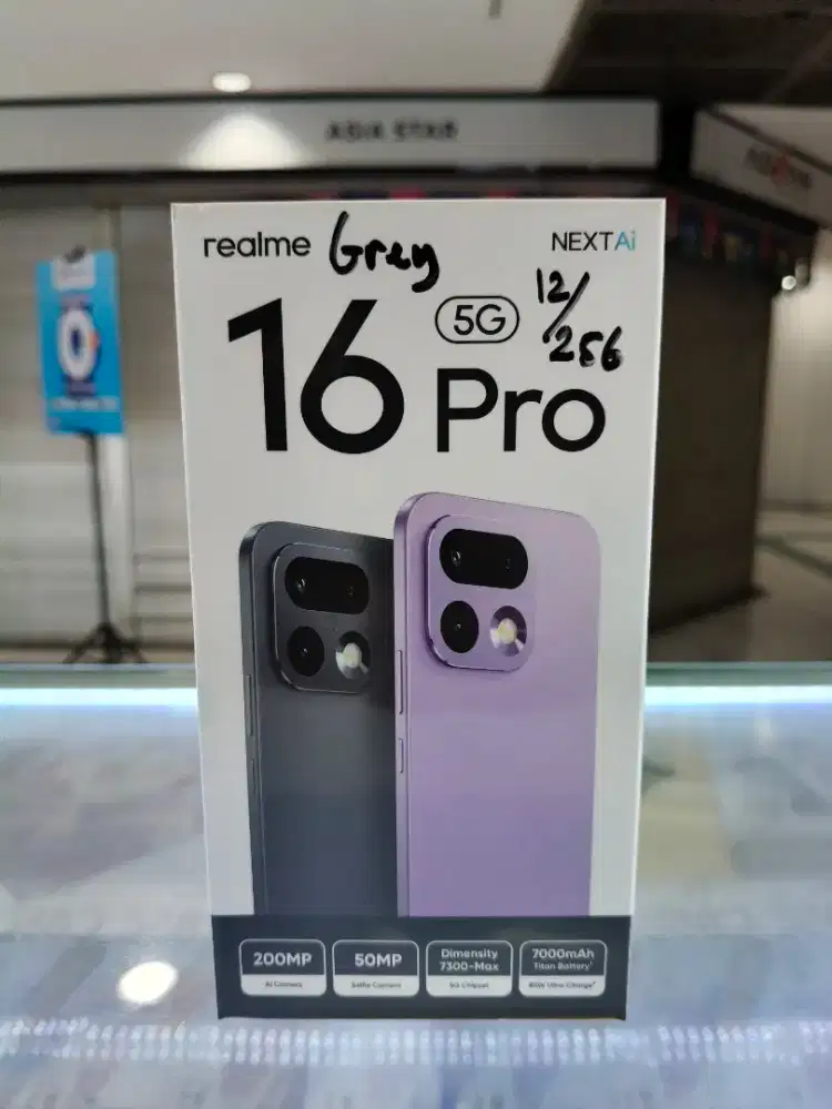 REALME 16 Pro 12+14/256GB Purple&Grey New 100%Ori Segel Garansi Resmi