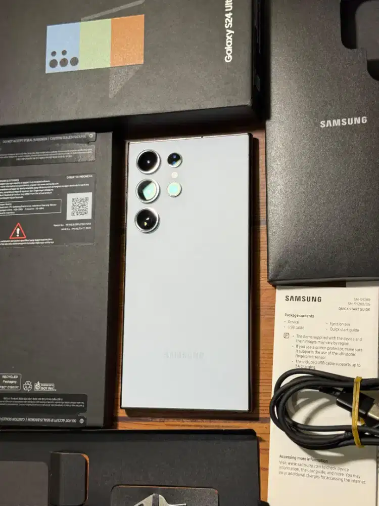 Samsung S24 Ultra Titanium Blue 512 GB Ekslusif Resmi Sein!