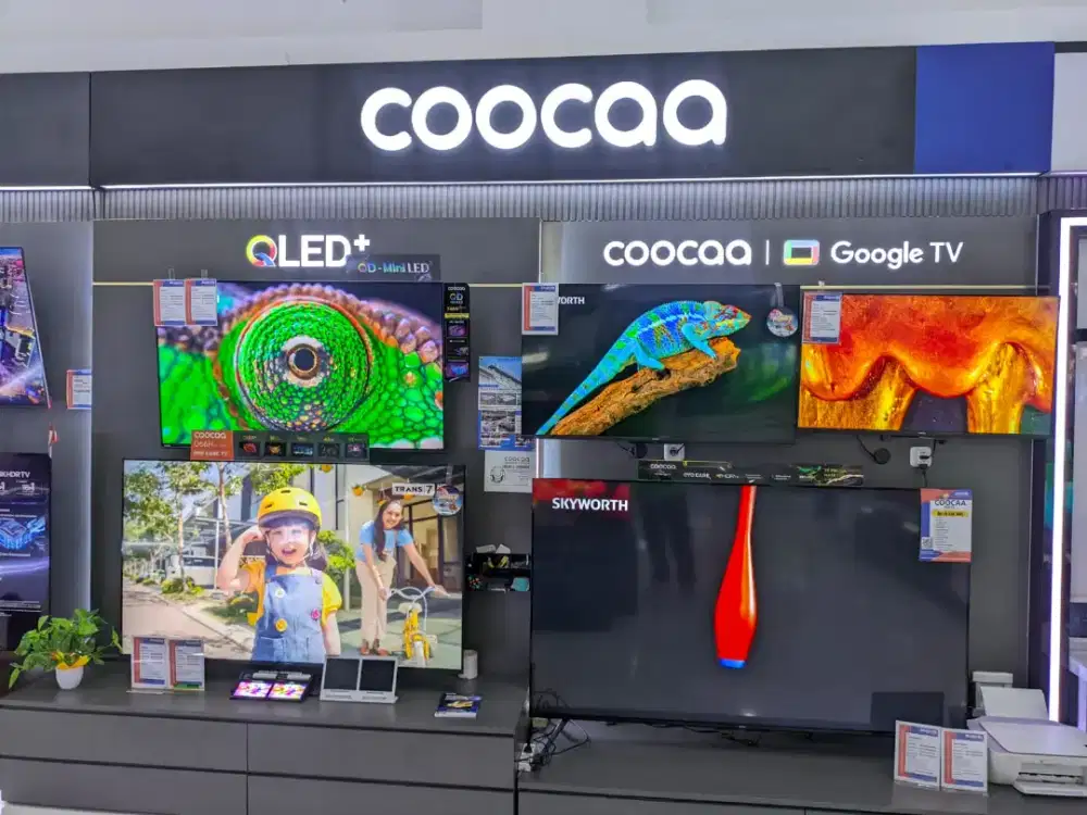 TV bisa dicicil angsurannya bulan depan dp-nya nong