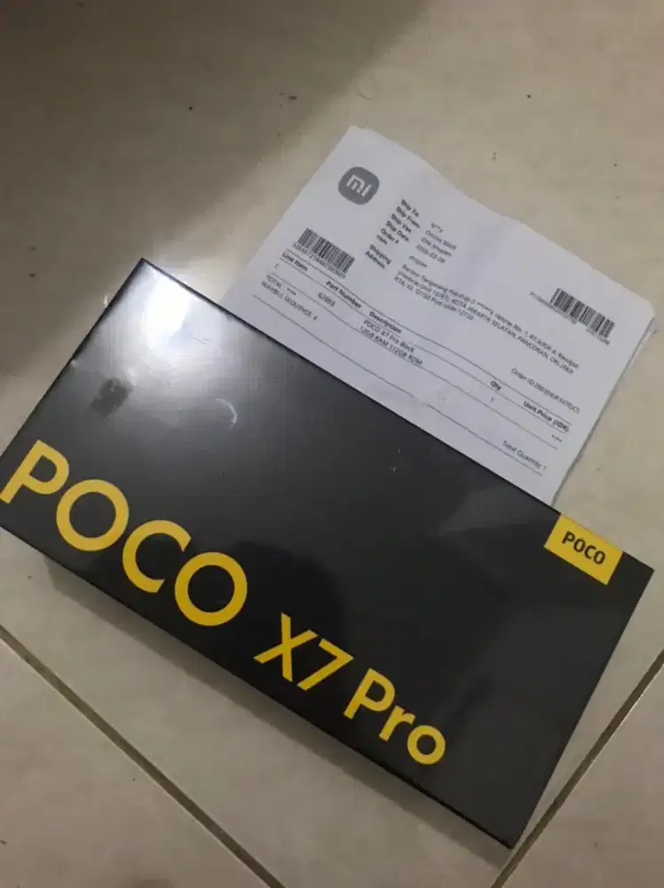 Poco x7 pro new segel 12/512