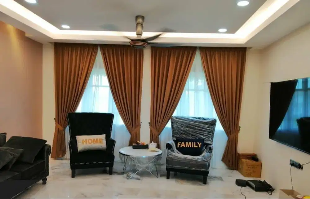 Ready Gorden Jendela Terbaru Minimalis Mewah Murah Gordyn Hordeng