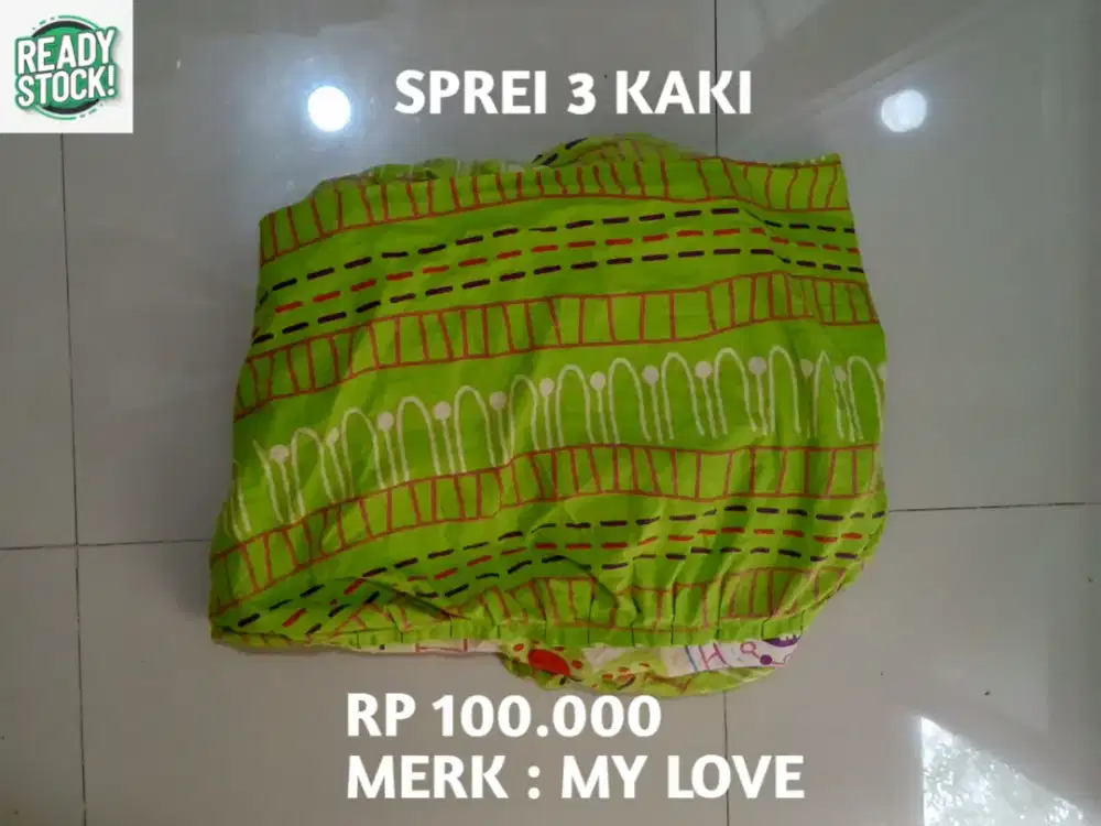 Sprei 3/4 dan 5 kaki