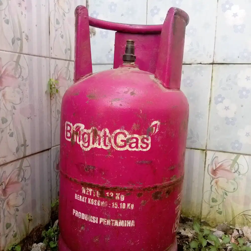 Jual tabung Bright Gas 12 kg Isi setengah Kondisi bekas