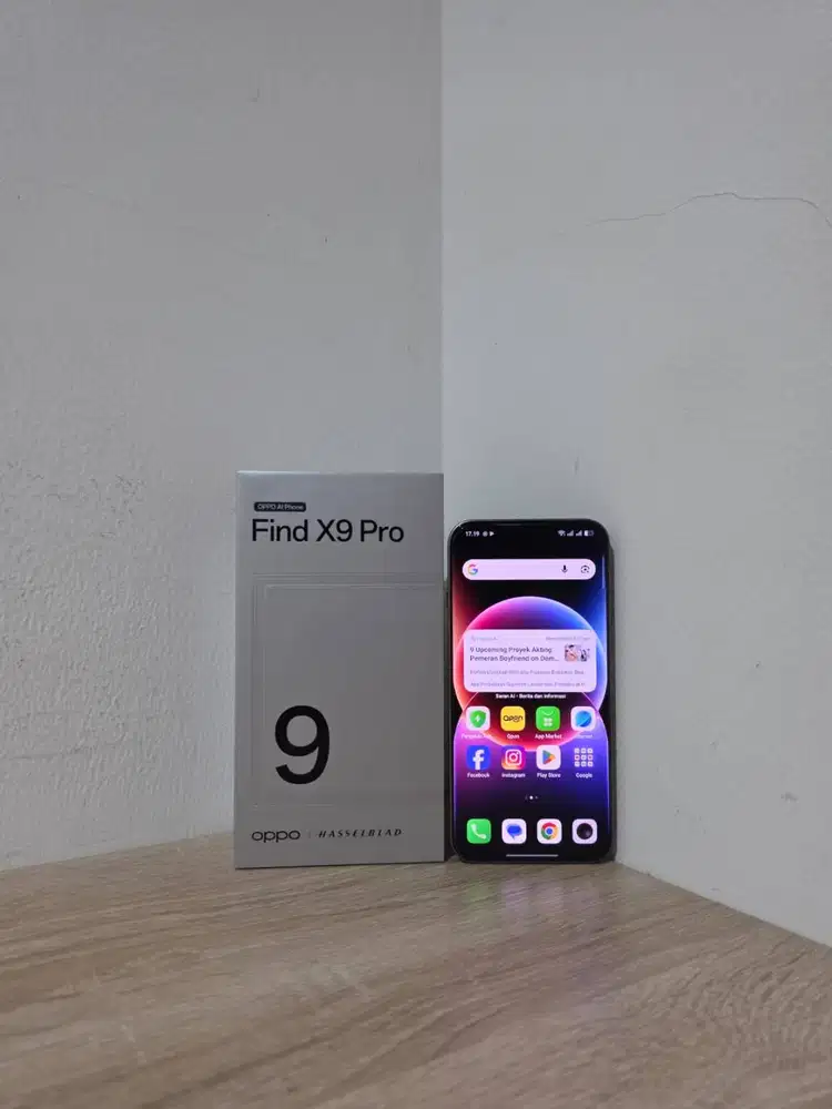 Oppo Find X9 Pro 16/512 Charcoal Resmi Like New 16GB 512GB Hasselblad