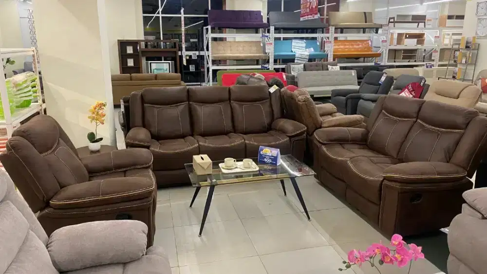 Winchester sofa set recliner 3+2+1
