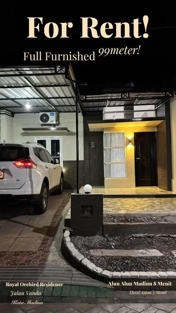 Disewakan Rumah Tengah Kota Full Furnished (Baru renovasi)