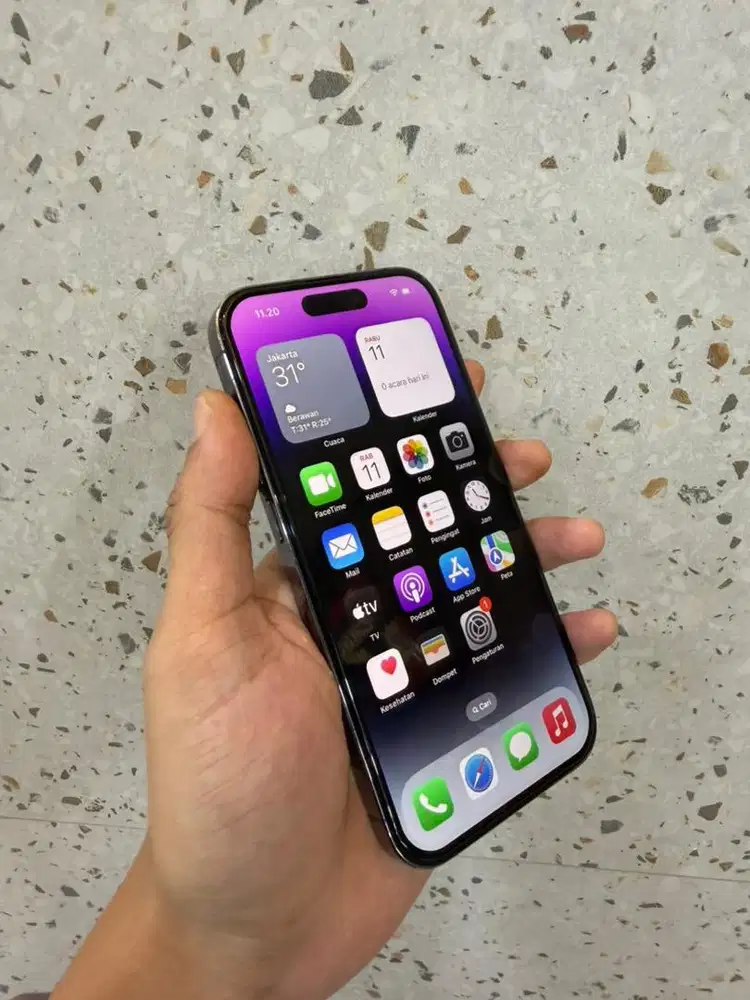 Iphone 14 pro 256 purple ibox istimewa