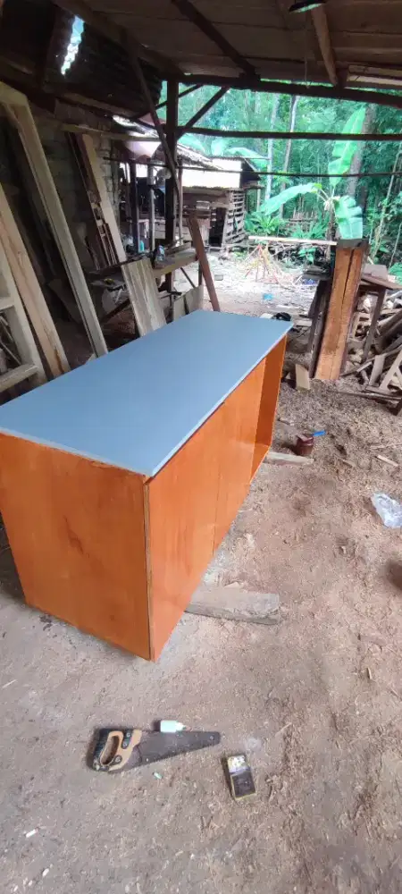 Meja bar/meja kasir bisa custom motif dan ukuran