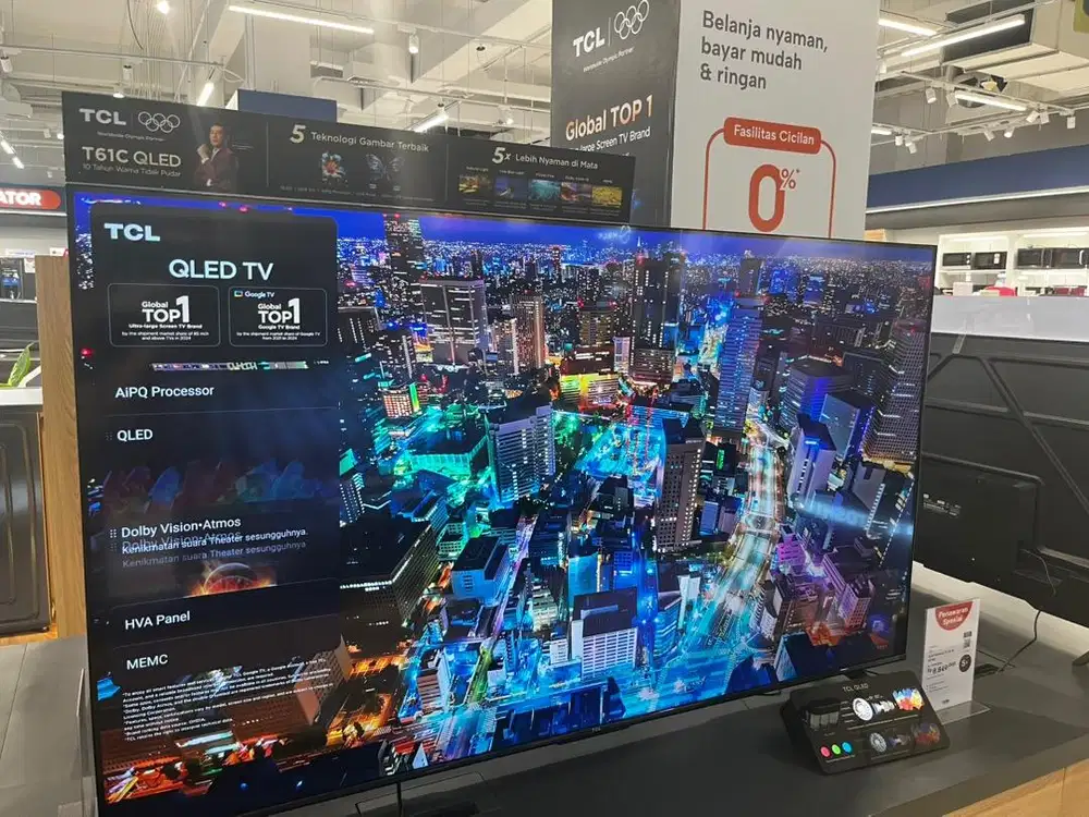 Tv TCL Qled google 4k 65inc