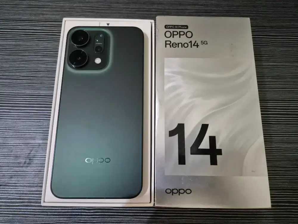 Oppo Reno 14 12/256 Fullset Ori Garansi Juli 2026