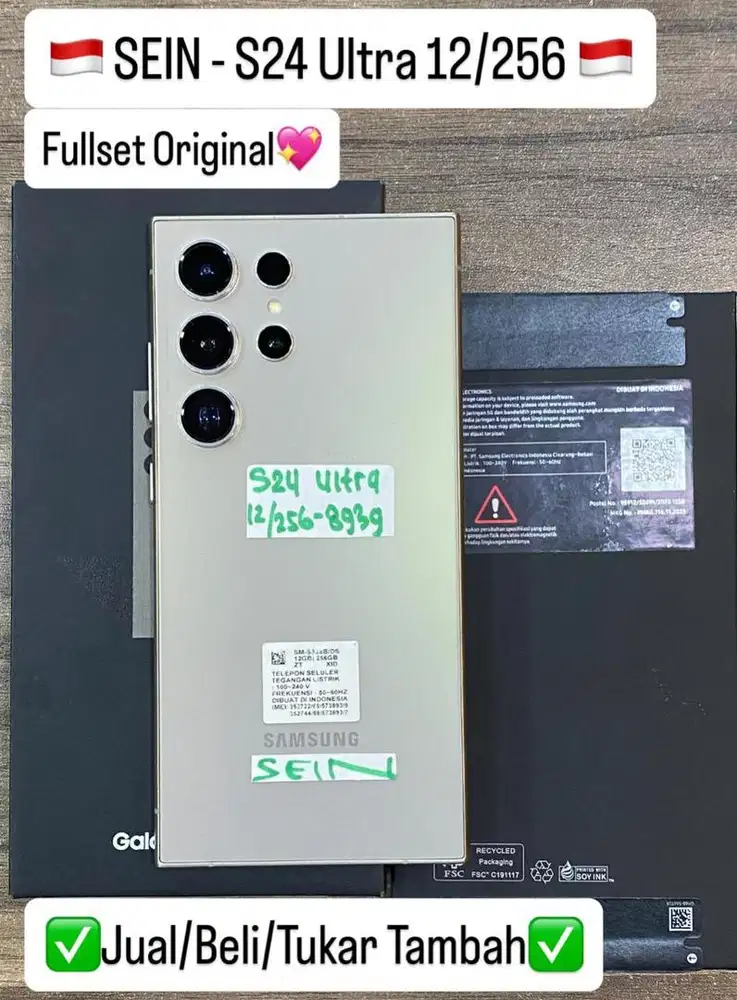 Samsung S24 Ultra 12/256 Gb Titanium Grey Resmi Sein