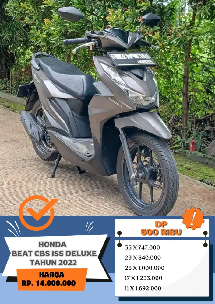 Dp 500 Rb!! HONDA BEAT DELUXE TAHUN 2022