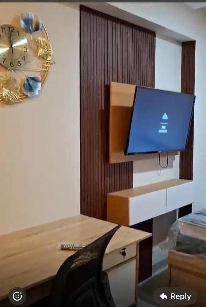 DISEWAKAN CEPAT APARTEMEN MEIKARTA ASTER STUDIO FULL FURNISHED