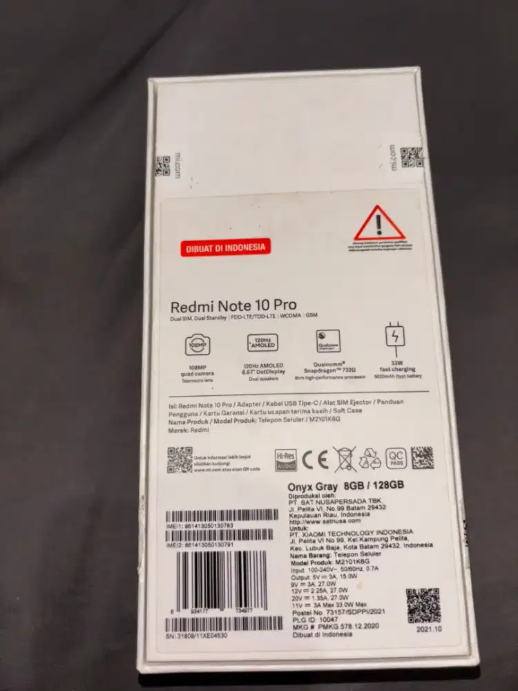 Redmi note 10 pro 8/128