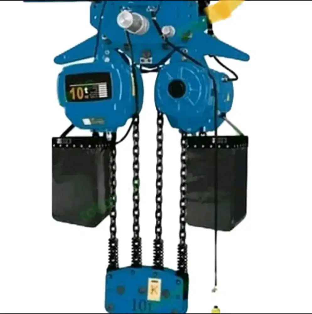 Electrik chain hoist 10 ton x 6 meter WITCH TROLLEY NAGASAKI JAPAN