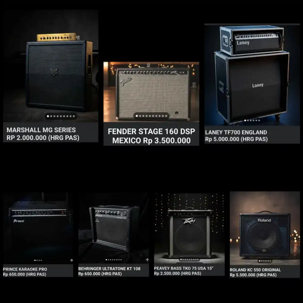 Ampli Gitar Bass Keyboard Drum Elektrik