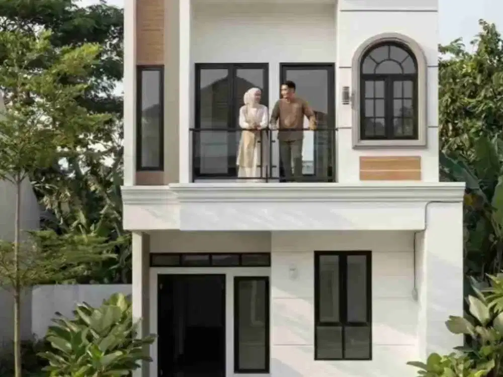 TownHouse Pinggir jalan Exclusive dekat 2 Pintu tol bangunan mewah