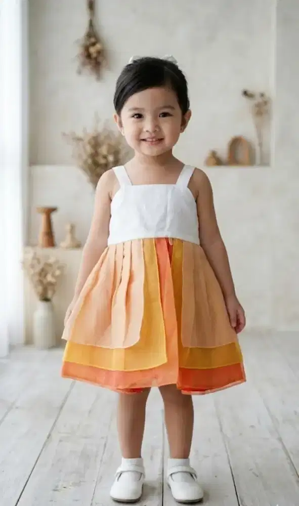 Hanbok korea anak perempuan 1-2th