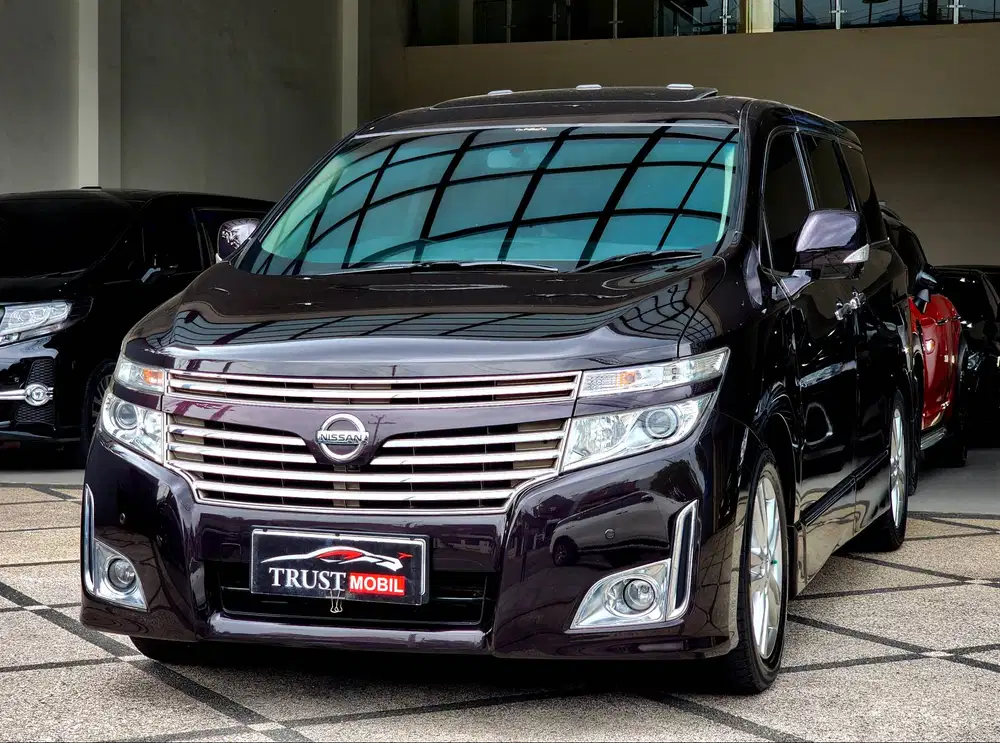 KM 60 RB ANTIK! NISSAN ELGRAND 2.5 HWS HIGHWAY STAR 2010 BURGUNDY WINE