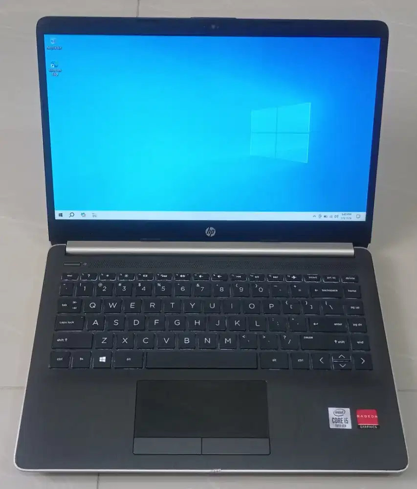 HP 14s core i5 gen 10 gaming design ssd ngebut