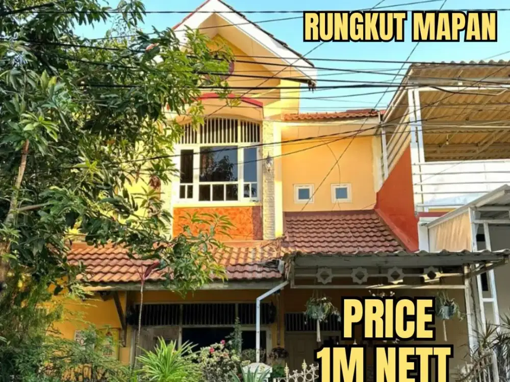 ‼️TURUN HARGA‼️ RUMAH SEMI FURNISHED RUNGKUT MAPAN TENGAH SIAP HUNI, SURABAYA TIMUR. DEKAT UPN, BANDARA JUANDA, TOL, PURIMAS, dsb