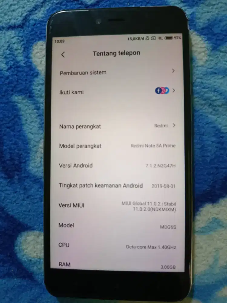 Xiaomi Redmi Note 5A Prime