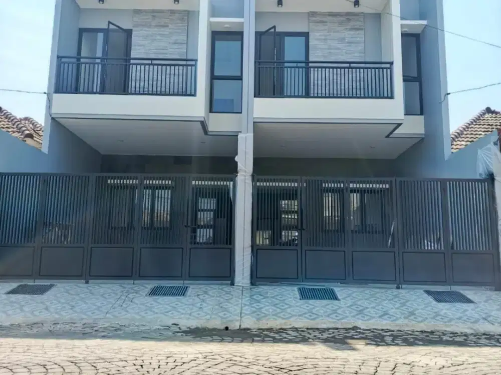 JUAL RUMAH BARU 2 UNIT RUMAH MINIMALIS 2 LANTAI NIRWANA EKSEKUTIF