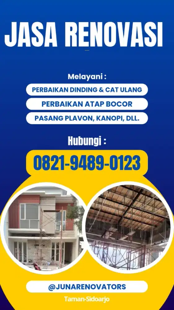 Tukang Finishing,Plamir & cat dinding