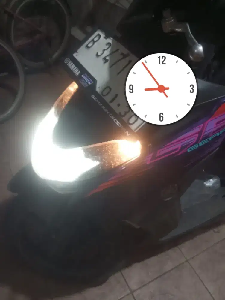 Saya mau jual motor yamaha gear 125 cc harga bisa nego surat panjang