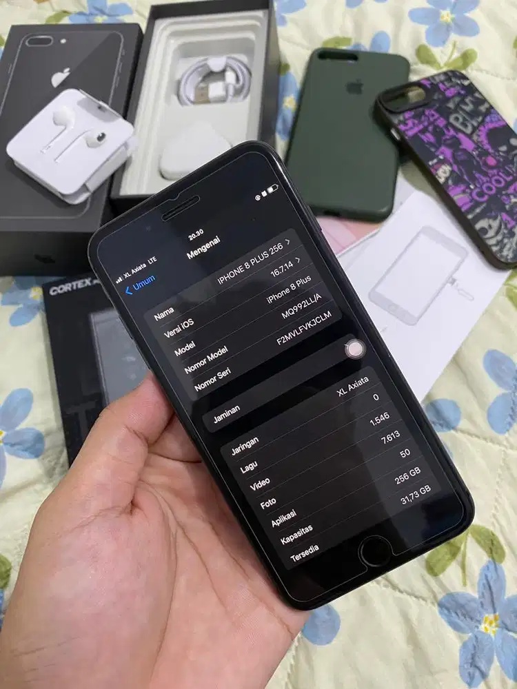 IPHONE 8 PLUS 256GB HITAM