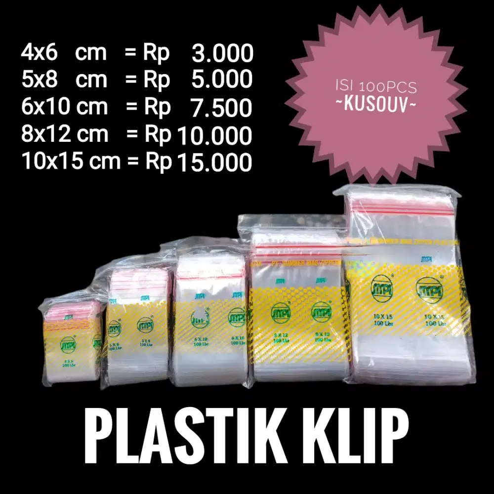 Plastik Klip Lock