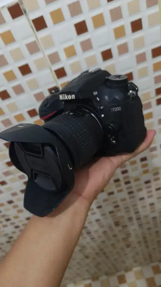 Nikon d7200 2lensa lensa afs 50mm dan afs 10-20mm