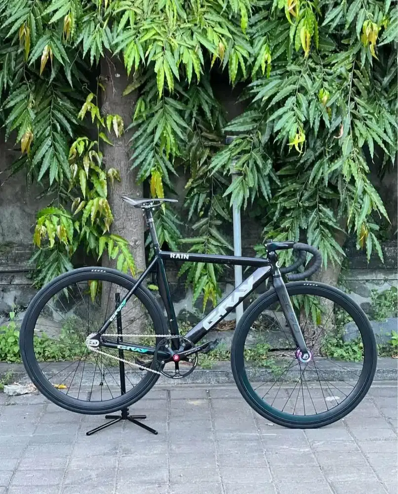 dijual sepeda fixie gray rain
