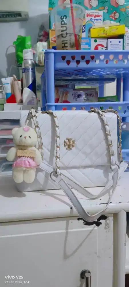 Tas wanita free gantungan boneka