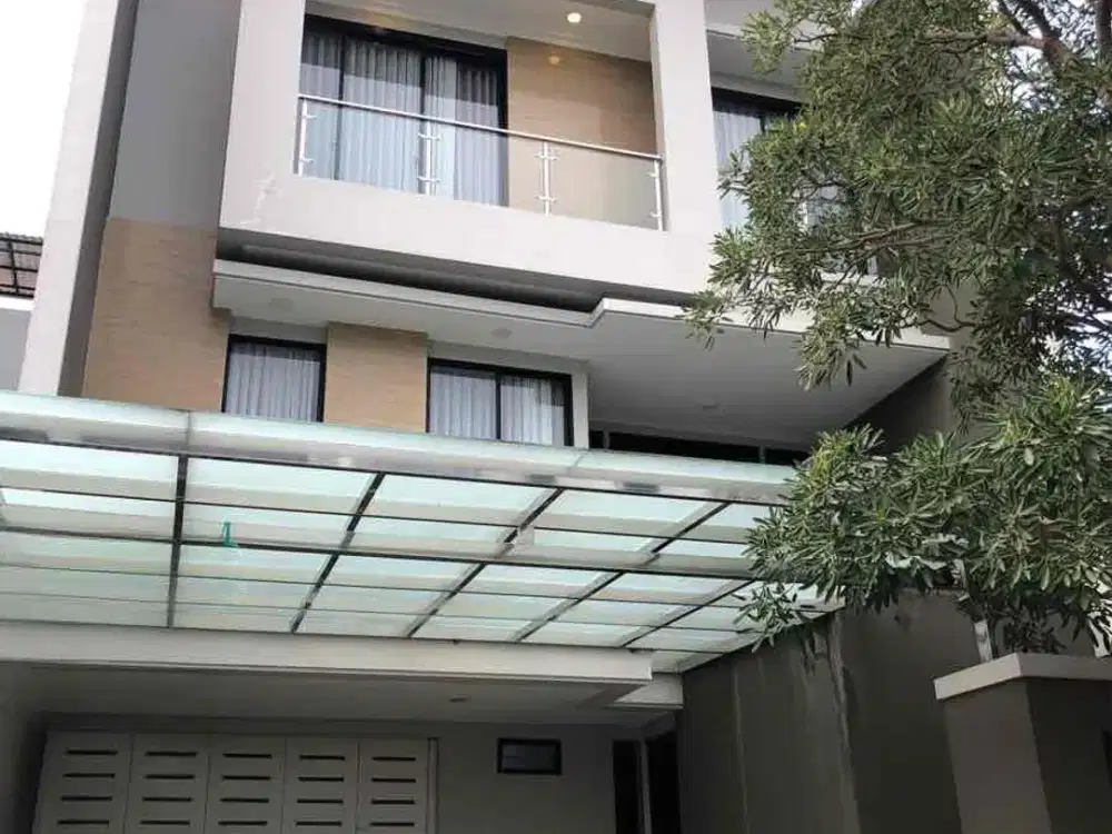 rumah minimalis modern the mansion pakuwon indah selangkah menuju graha family citraland