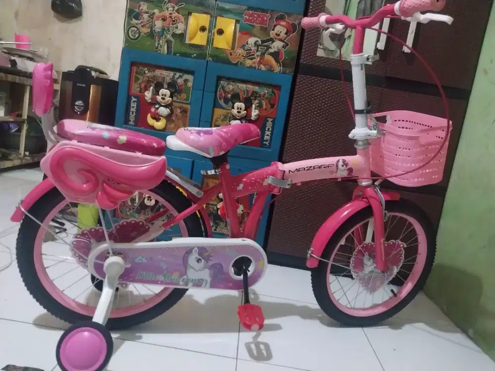 Sepeda lipat 18in.bekas seperti baru