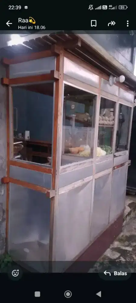 Grobak Bakso Fullset Meja dll