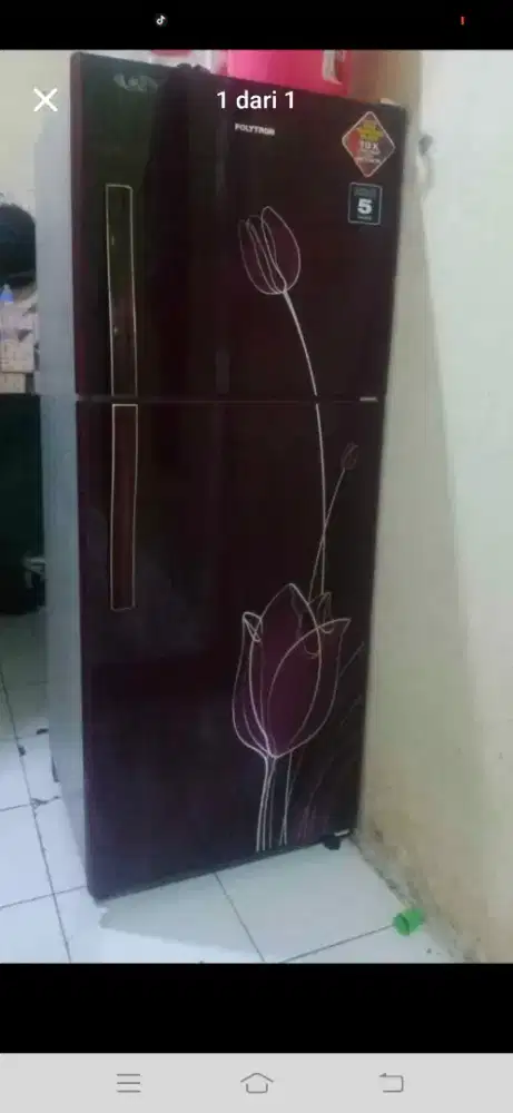Dijual kulkas Polytron 2 pintu