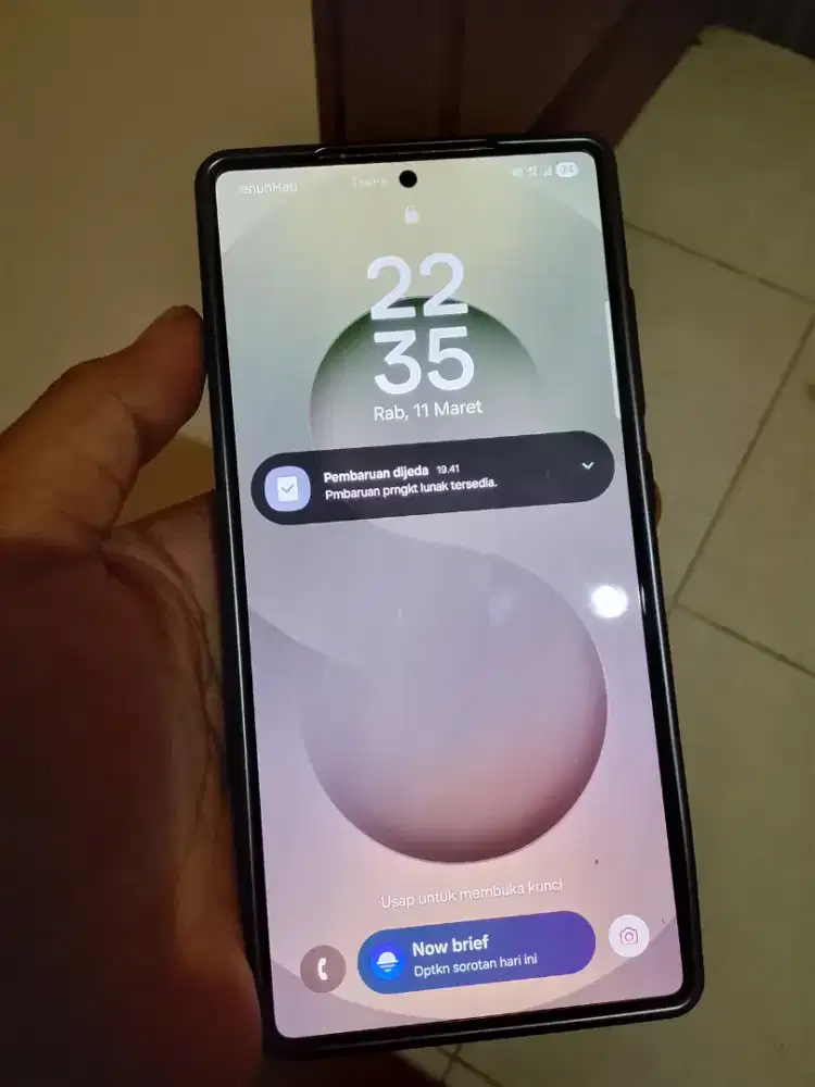 Samsung S25 Ultra 12/256 silver blue baru kepakai seminggu