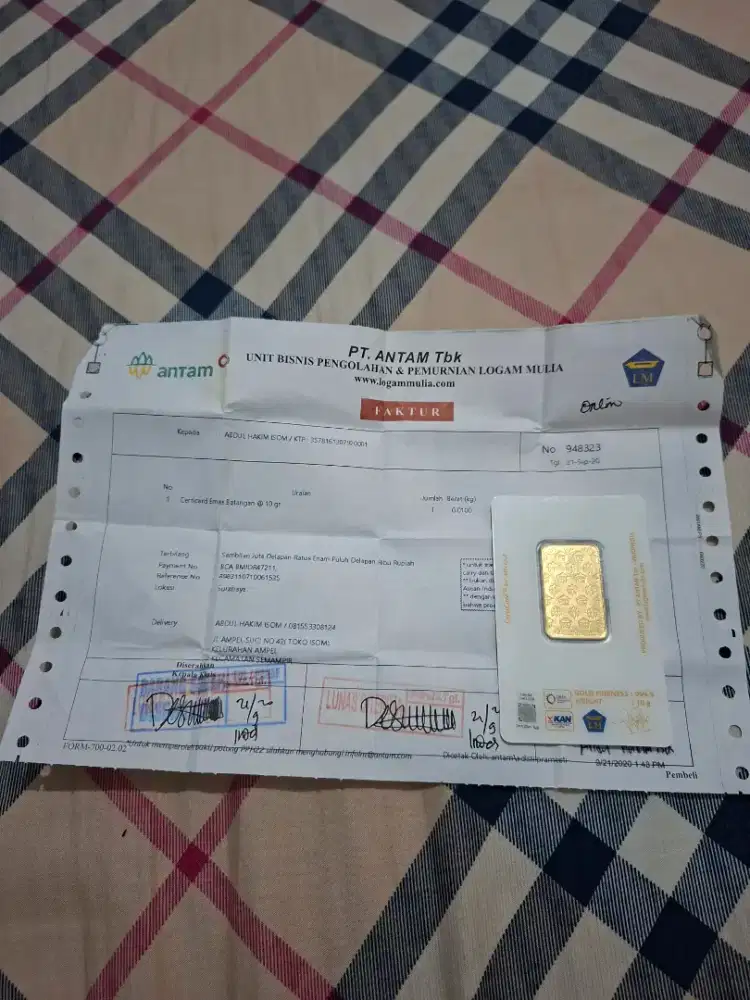 Logam mulia antam 10gram
