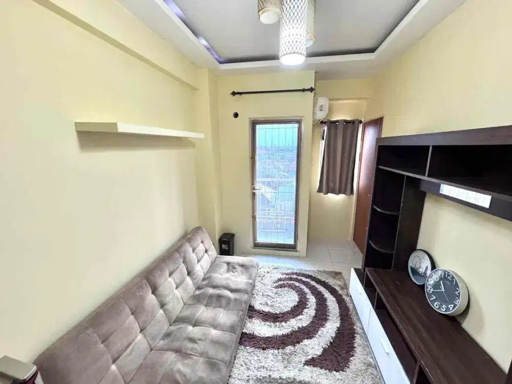 Lantai Rendah 2BR Jadi 1BR Luas Puncak Dharmahusada Siap Huni Invest Dkt Unair,ITS