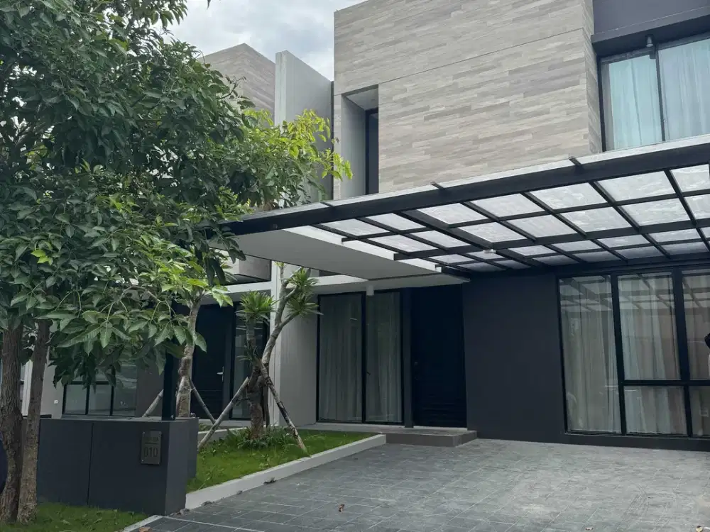 DISEWAKAN RUMAH PELICAN HILL 3KT FULL FURNISH BARU GRESS MODERN