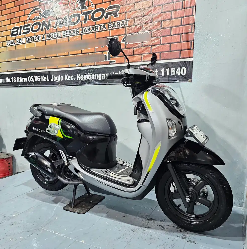 Seperti baru! HONDA ALL NEW SCOOPY ALARM CBS ISS 2025 Pajak ON Donat