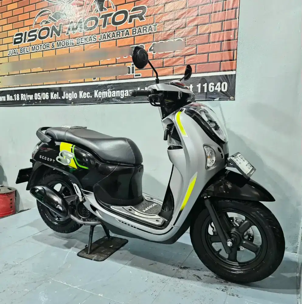 Seperti baru! HONDA ALL NEW SCOOPY ALARM CBS ISS 2025 Pajak ON Donat