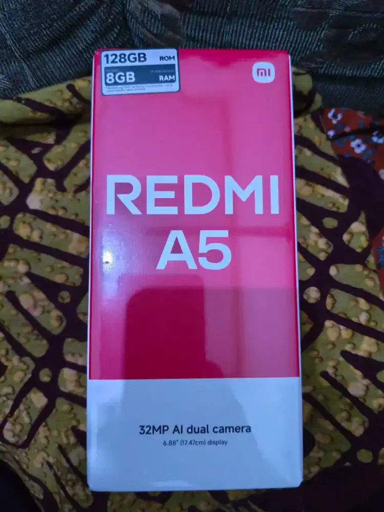 (BNIB) Redmi A5 Hitam 4/128 Baru Segel Garansi Resmi No Repack