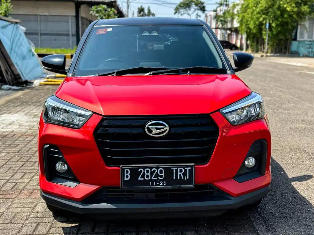 Rocky R 1.0 Turbo ASA Cvt 2021 Merah DP15jt Cash Atau Kredit Terbaik!