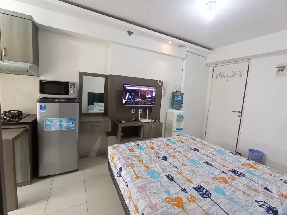 Studio Furnish Apartemen Bassura City Sewakan Bulanan Tahunan Free IPL