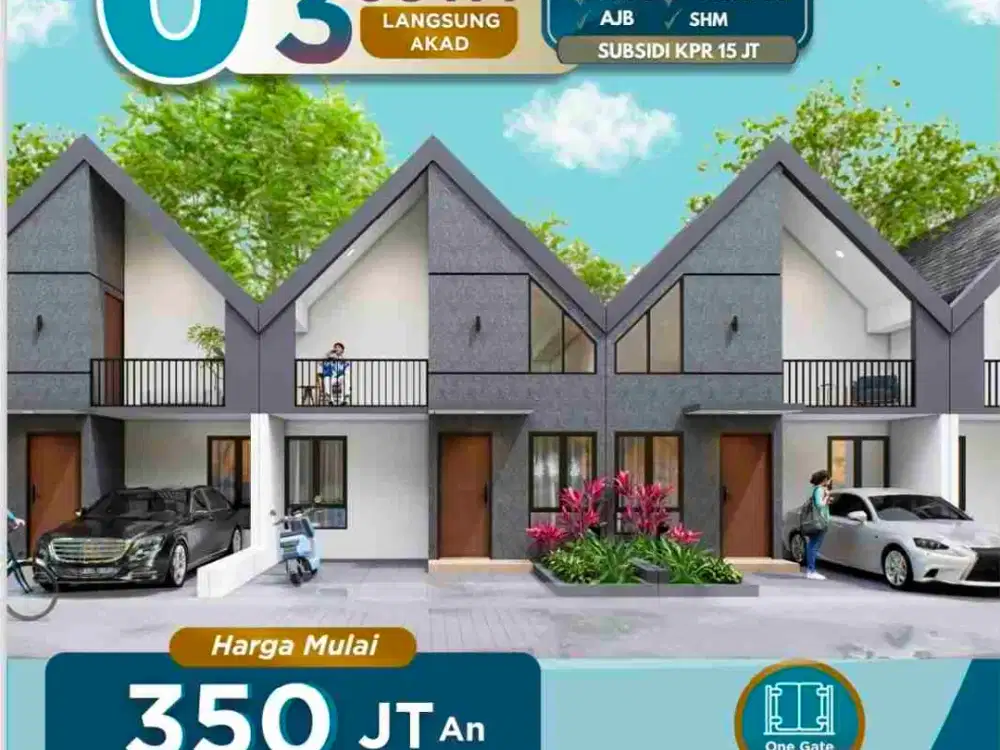 Rumah murah legok pinggir jalan dp 0